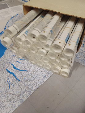 Professor Higbee's® Stream & Lake Maps — Laminated Classroom Set (30 Maps)